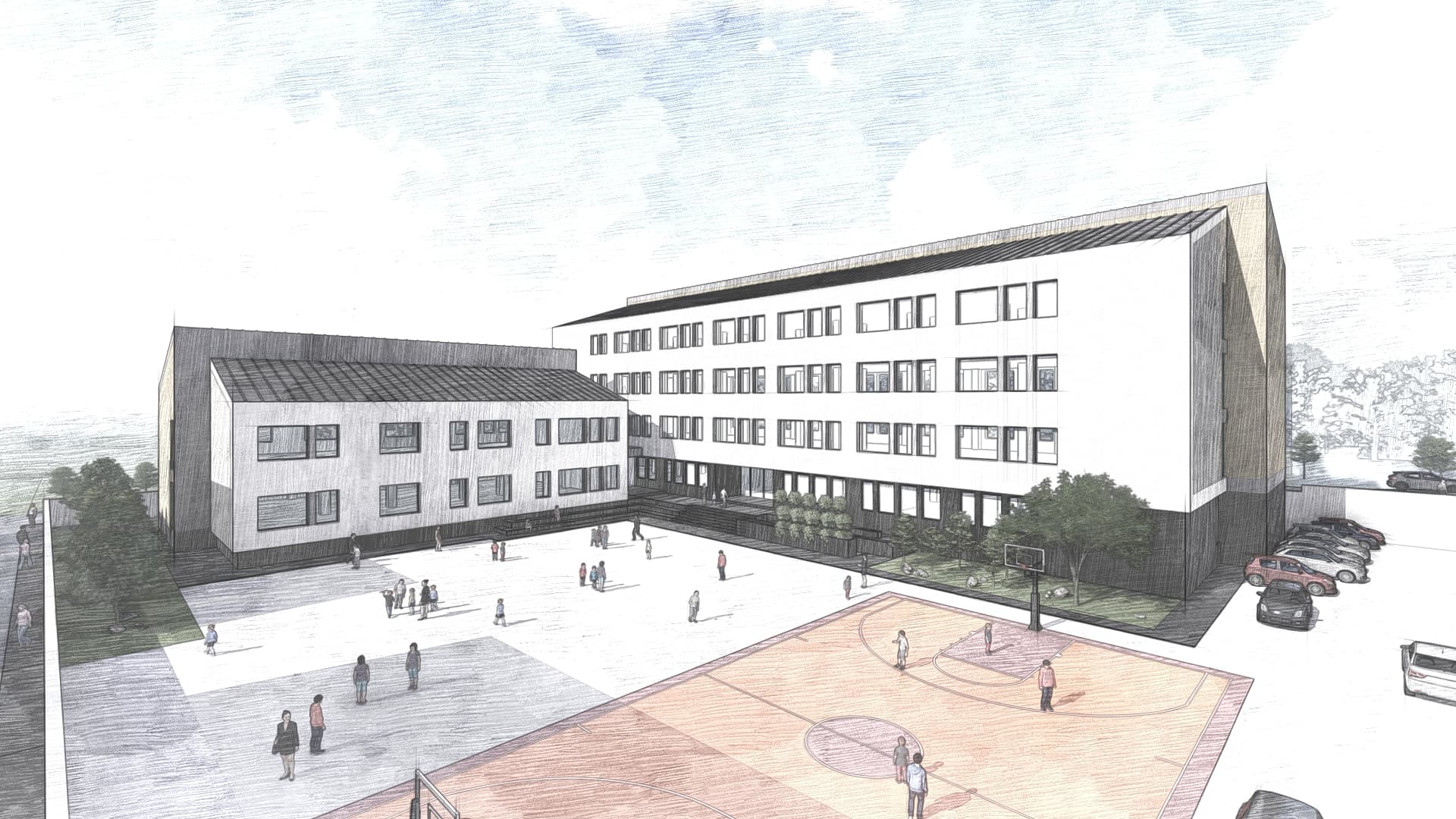 Yenikent 32 Derslikli İlkokul ve Kreş Binası 1